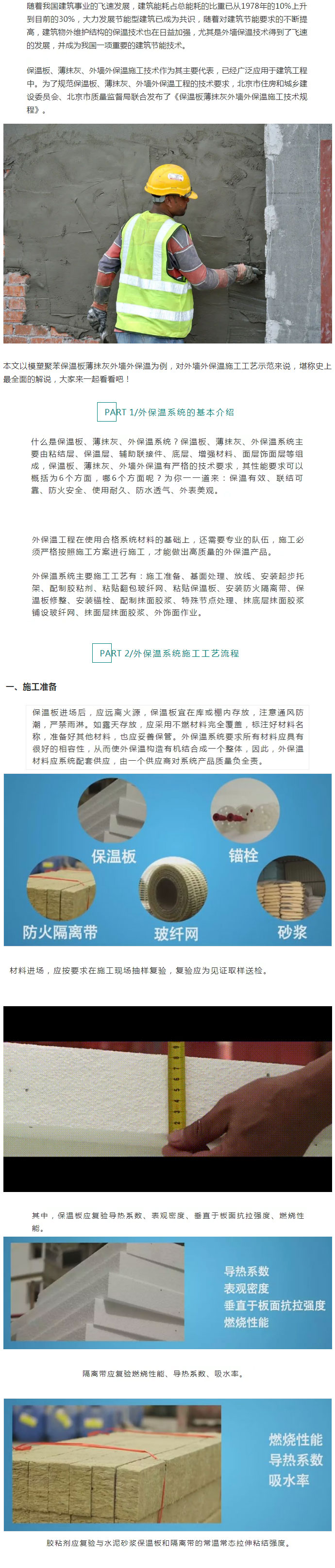 收藏起來(lái)！保溫板薄抹灰外墻外保溫施工工藝圖文全解析_01